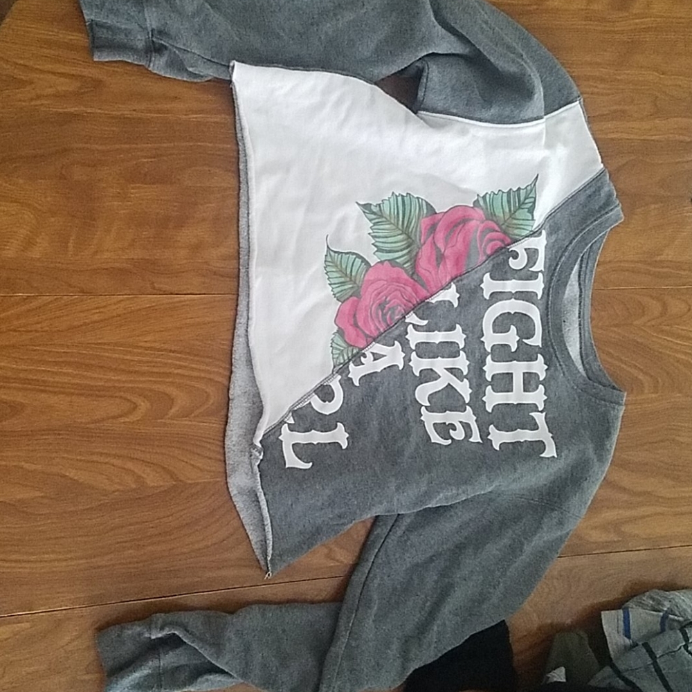 Cropped sweater
